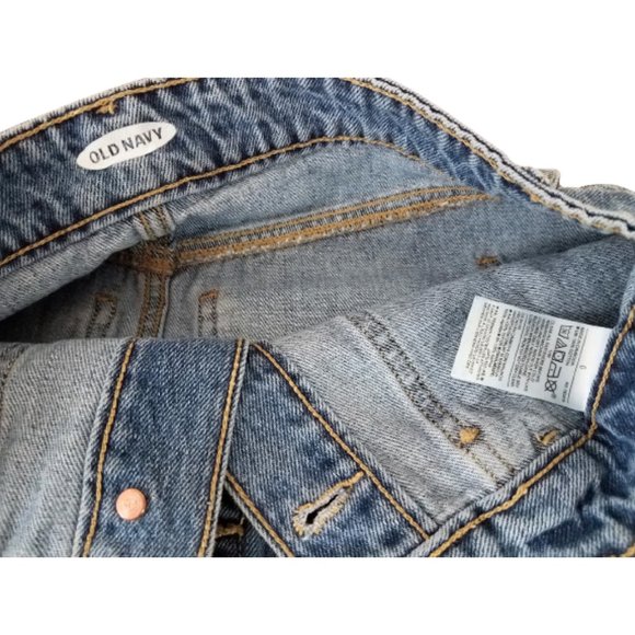 OLD NAVY Aline Midi Button-Down Blue Jean Skirt - Women's 0 - Picture 6 of 6